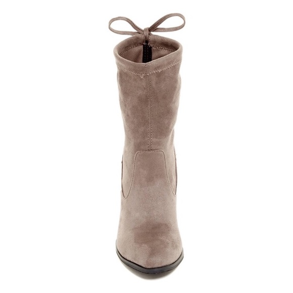 Catherine Malandrino Taupe Sorchanie Heeled Boot - Picture 3 of 6